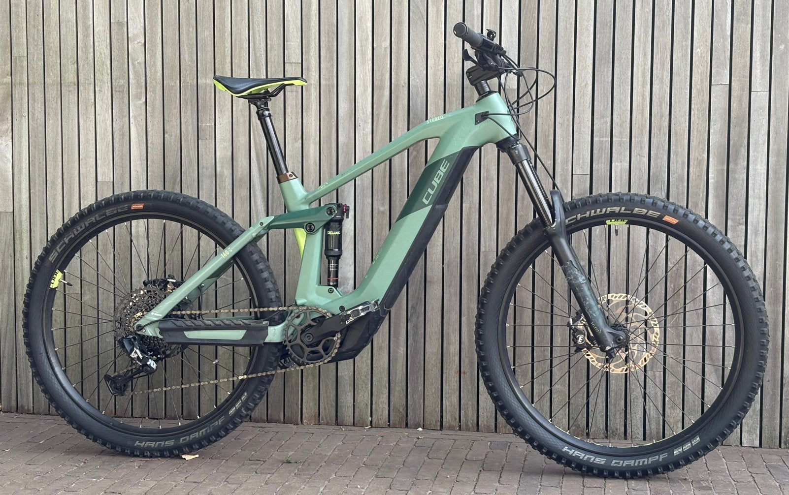 E-mtb Cube Stereo Hybrid 160 HPC SL 625 | 2508 km | M, Vélos & Vélomoteurs, Vélos | VTT & Mountainbikes, Utilisé, Autres marques