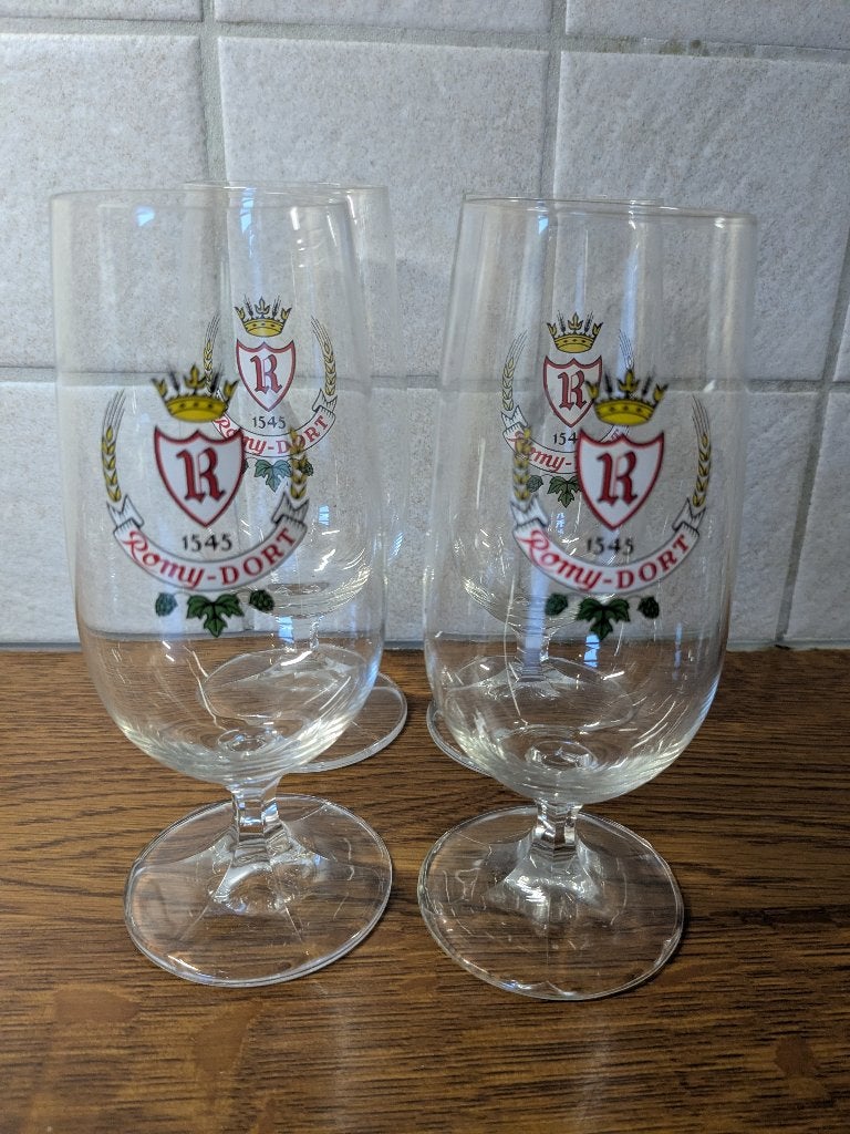 Bierglazen Roman 'Romy Dort 1545' 4 stuks, Verzamelen, Ophalen