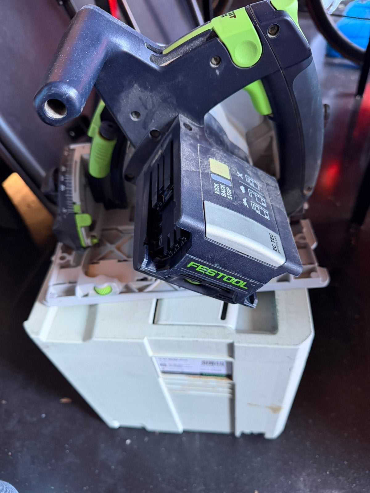 Festool ts55 accu, Ophalen, Zo goed als nieuw
