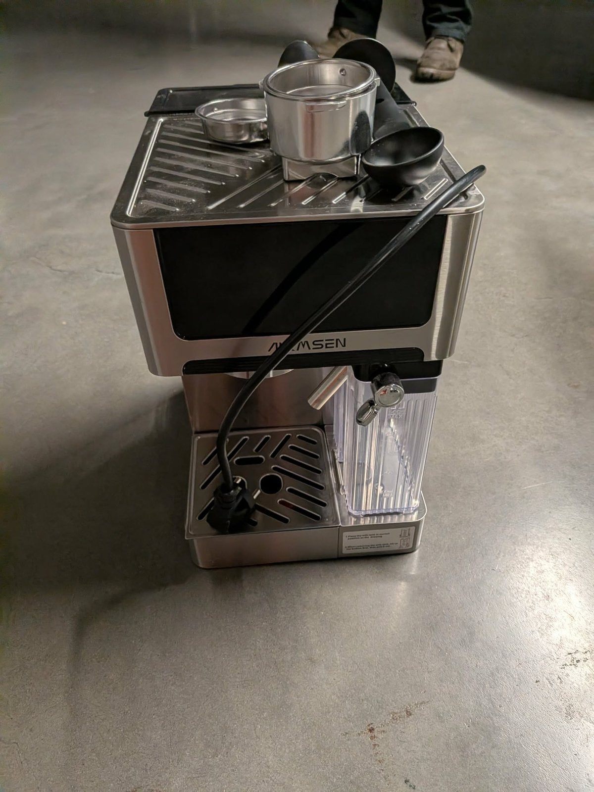 Airsmen expressomachine, Ophalen, Koffie en Espresso