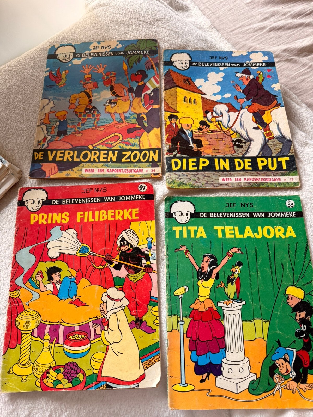 Oude stripboeken Jommeke, Livres, BD | Comics, Plusieurs comics, Enlèvement, Utilisé