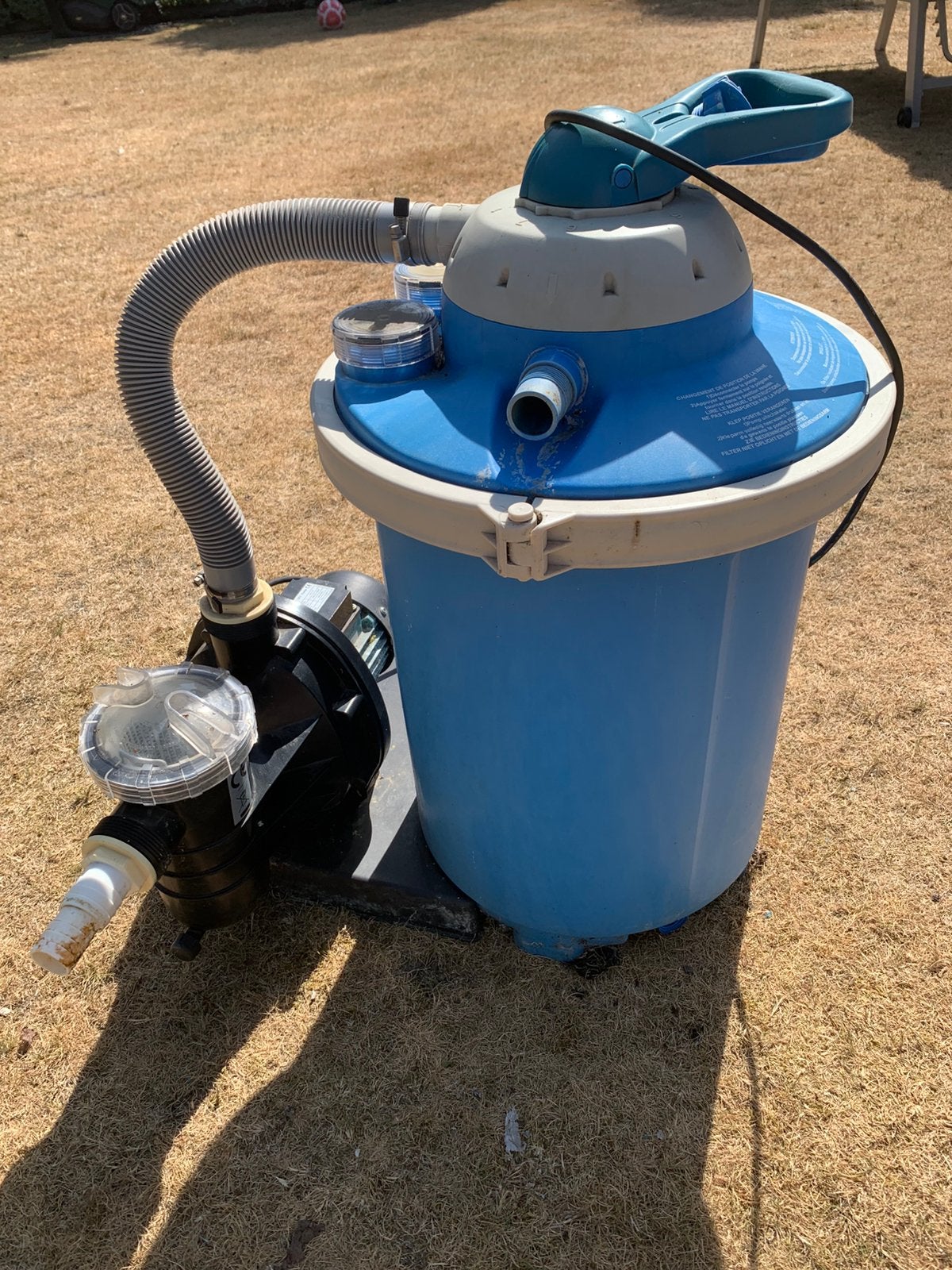 Zandfilter gevuld met glasparels voor zwembad, Ophalen, Gebruikt