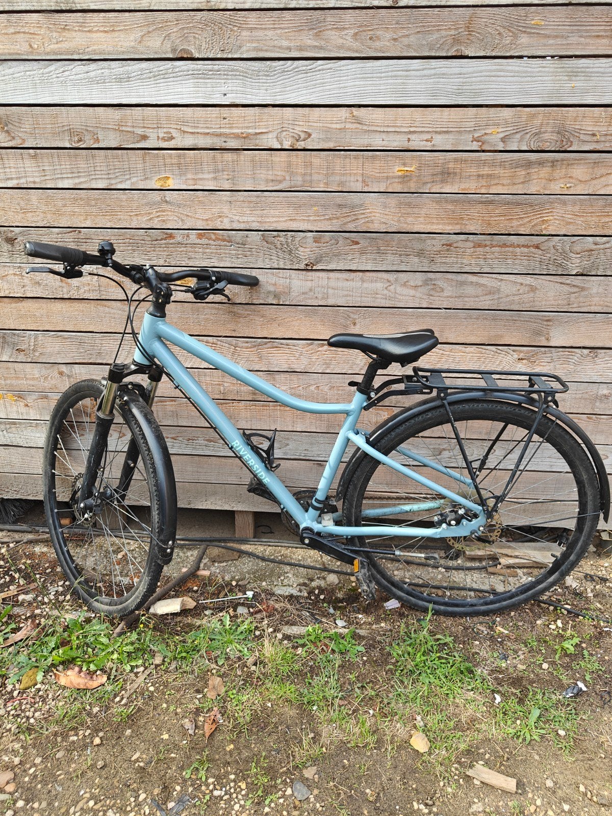 Riverside 500 citybike decathlon, Minder dan 10 versnellingen, Gebruikt, 26 inch, Schijfrem