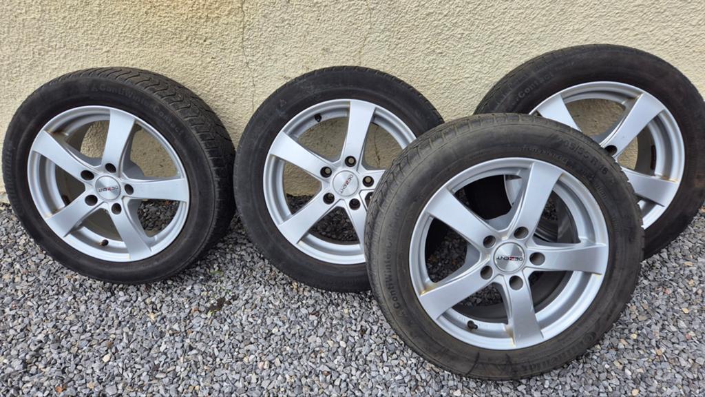 5x120 velgen met band verkopen of ruilen, Auto-onderdelen, Ophalen, 16 inch, Banden en Velgen, 205 mm
