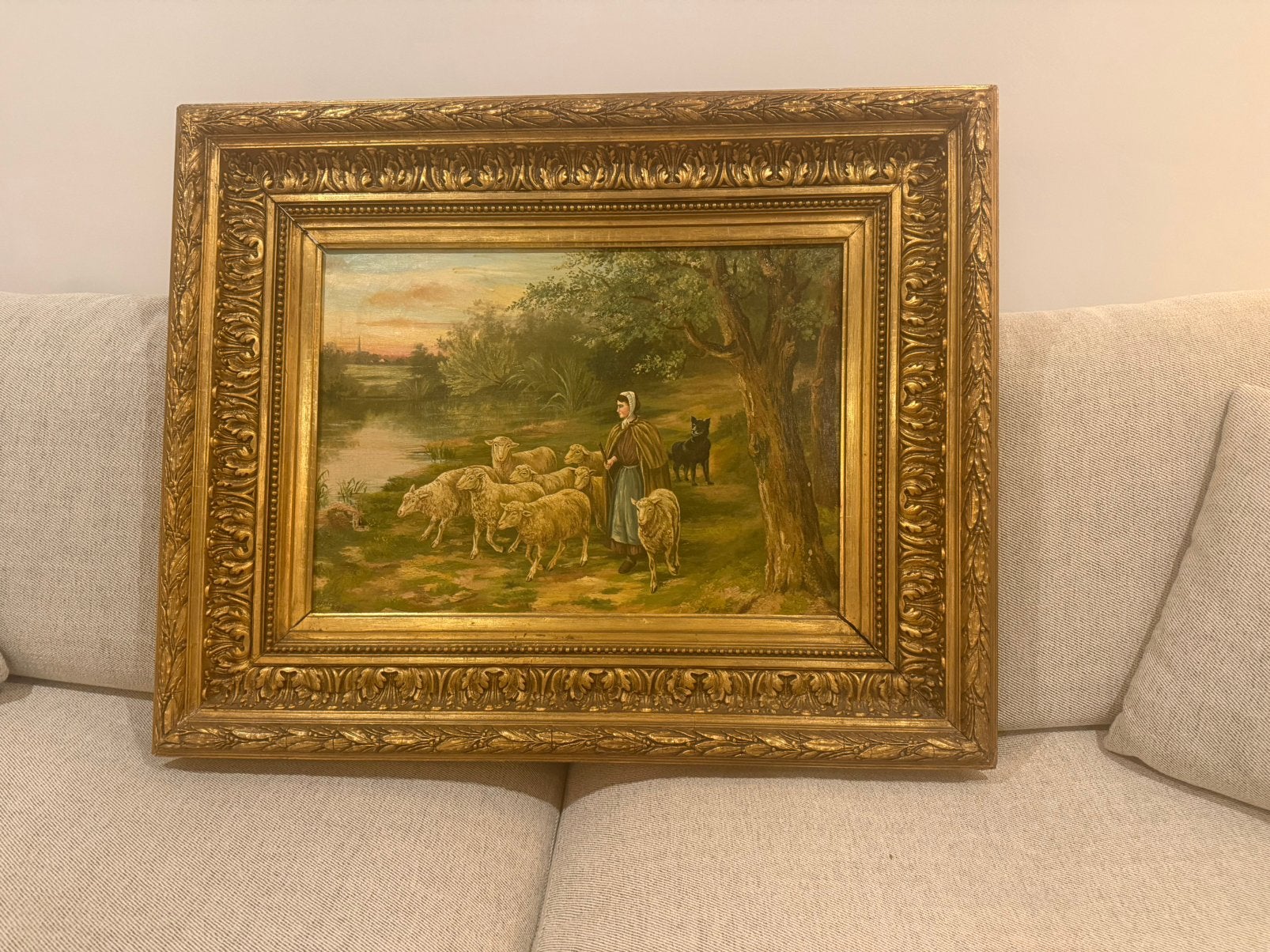 Twee klassieke schilderijen, Ophalen, Klassiek, Landschap