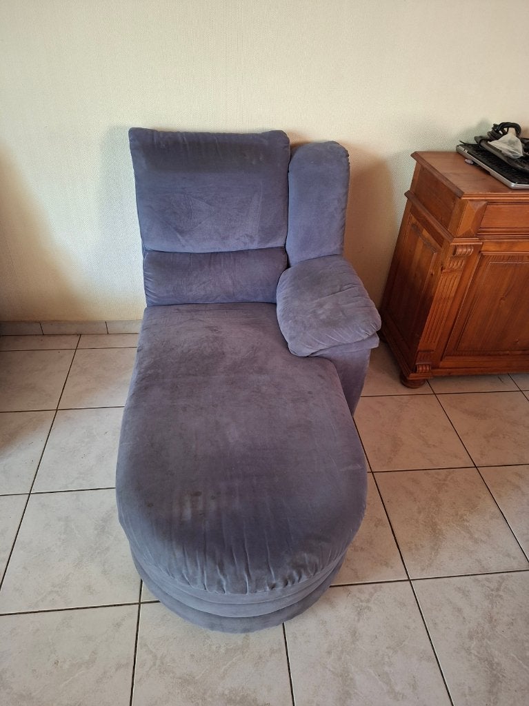 Lounge Hoekzetel Dane Donkerblauw, Ophalen, Zo goed als nieuw