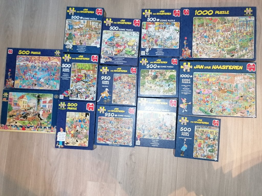 puzzels JAN VAN HAASTEREN, Ophalen of Verzenden, Zo goed als nieuw, Legpuzzel