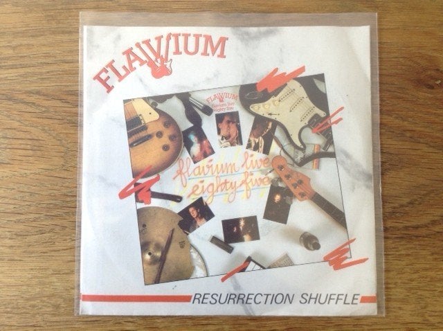 single flavium, Cd's en Dvd's, Vinyl Singles, Jazz en Blues, Beschermende buitenhoes, Fotohoes, Originele persing, 7 inch, Ophalen of Verzenden