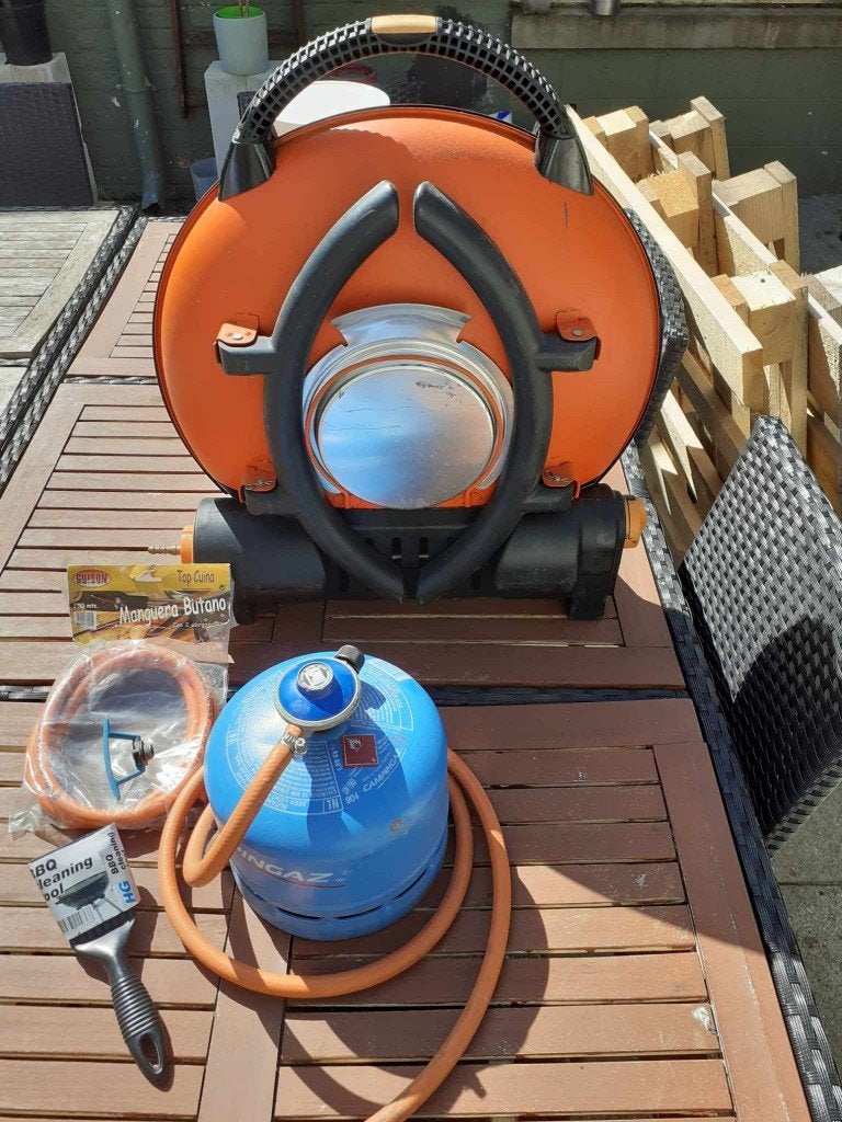 Barbecue grill au gaz portatif OGrill 3000, Jardin & Terrasse, Barbecues à gaz, Enlèvement, Utilisé
