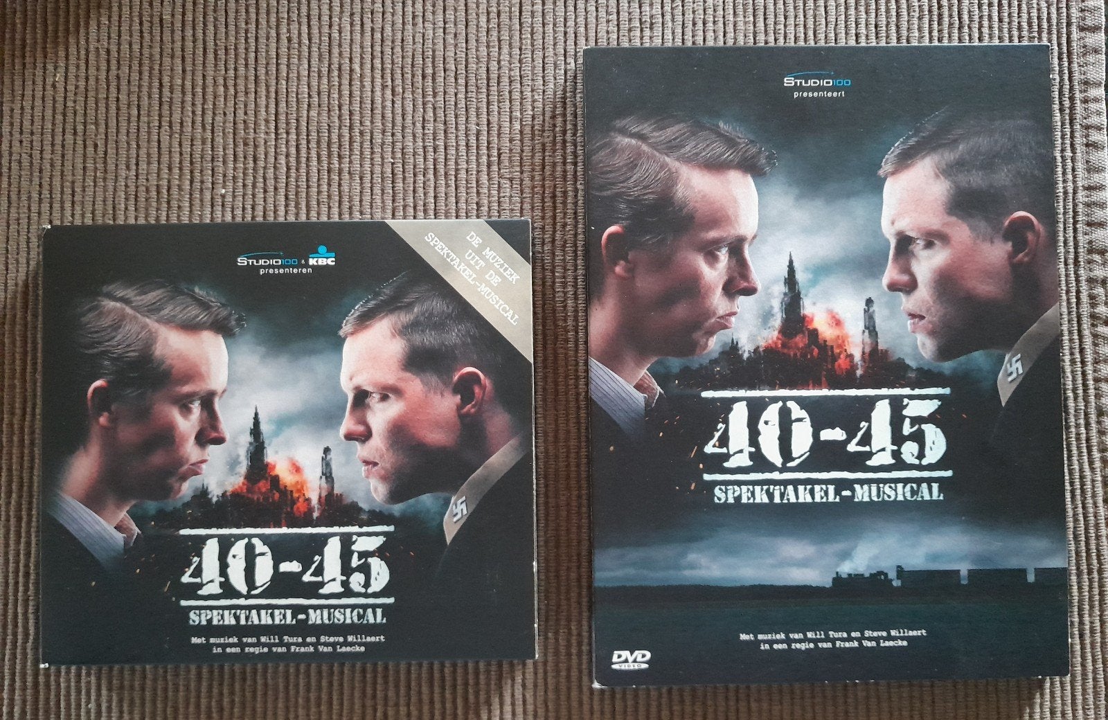40 - 45 musical (studio 100) dvd + 2-cd, Nederlands, Zo goed als nieuw, Concert, Vanaf 12 jaar