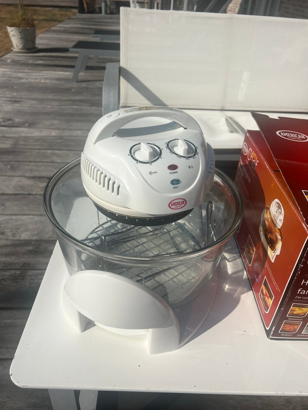 Friteuse is oven, Ophalen, Zo goed als nieuw