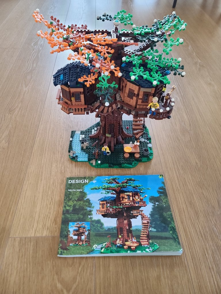 LEGO Copy of the Lego set Tree House (Lego 21318), Ophalen, Lego, Compleet, Complete set