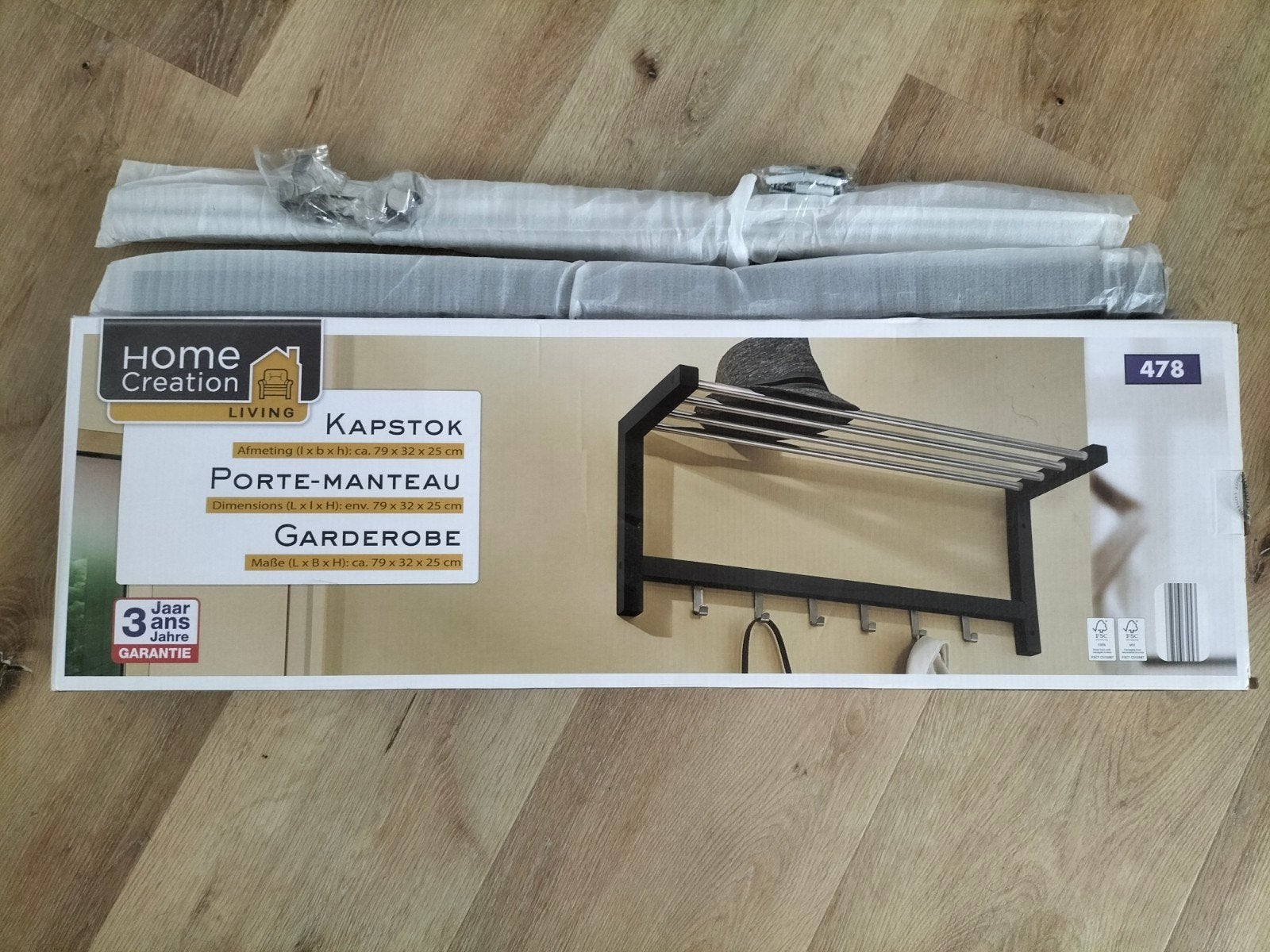 wand kapstok nieuw, Huis en Inrichting, Ophalen of Verzenden, Nieuw, Wandkapstok
