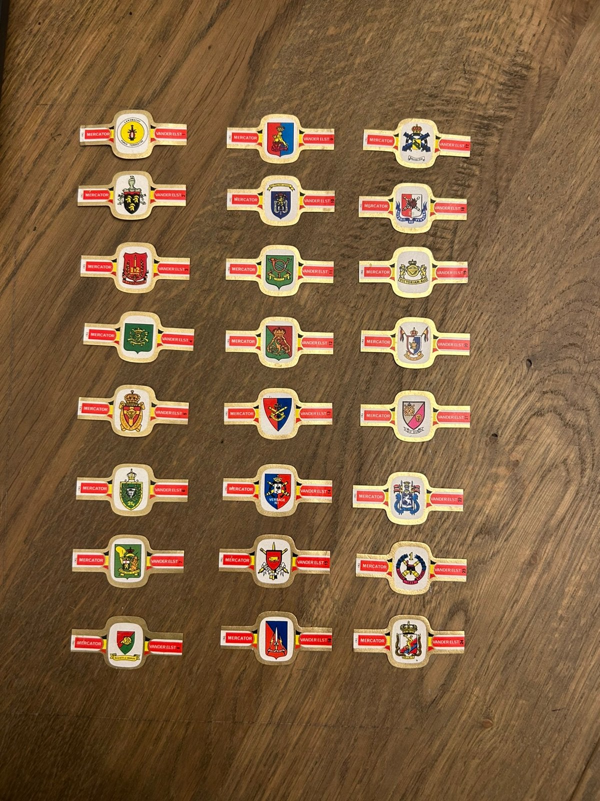Sigarenbandjes Militaire Kentekens, Verzamelen, Ophalen of Verzenden, Zo goed als nieuw, Sigarenbandjes