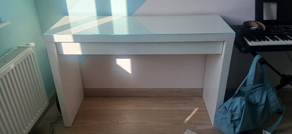 MALM Coiffeuse, blanc, 120x41 cm, Maison & Meubles, Tables | Coiffeuses, Moins de 100 cm, 100 à 150 cm, Enlèvement, Utilisé