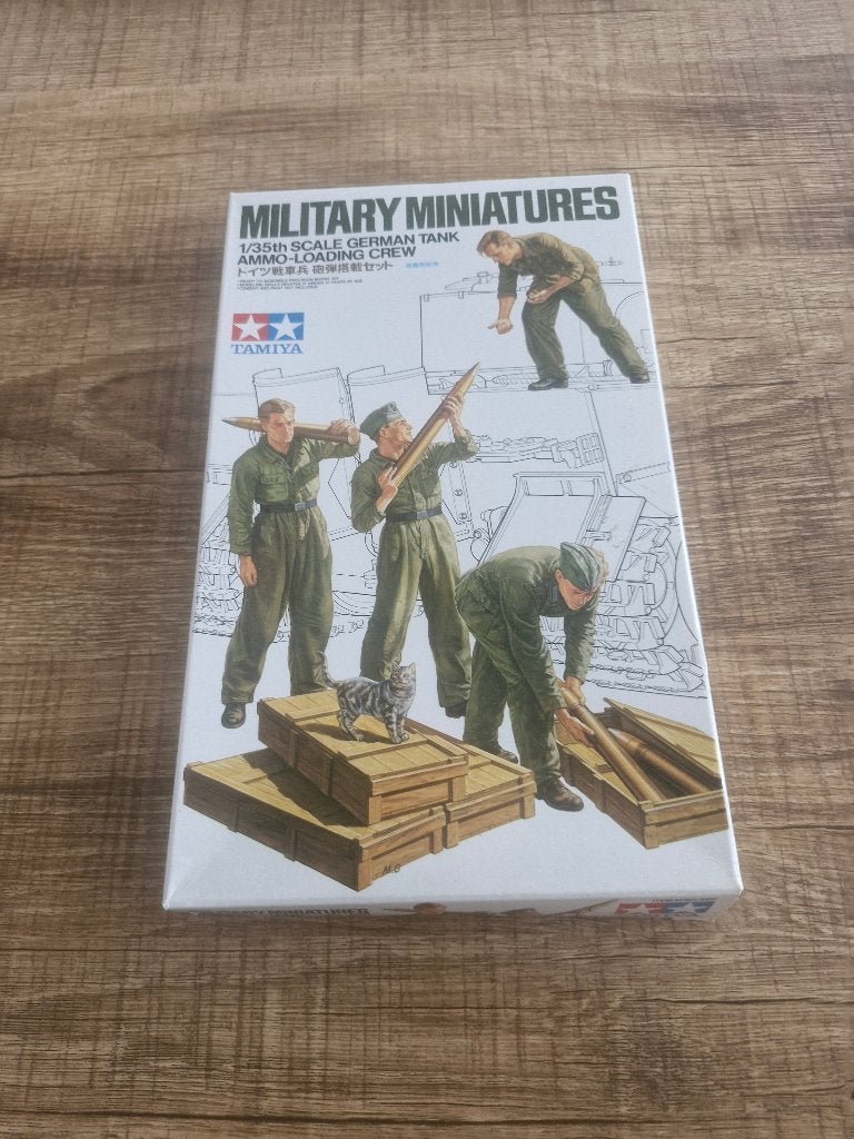 Tamiya 1/35 German Tank Ammo-Loading Crew, Ophalen of Verzenden, Nieuw, 1:35 tot 1:50, Figuur of Figuren