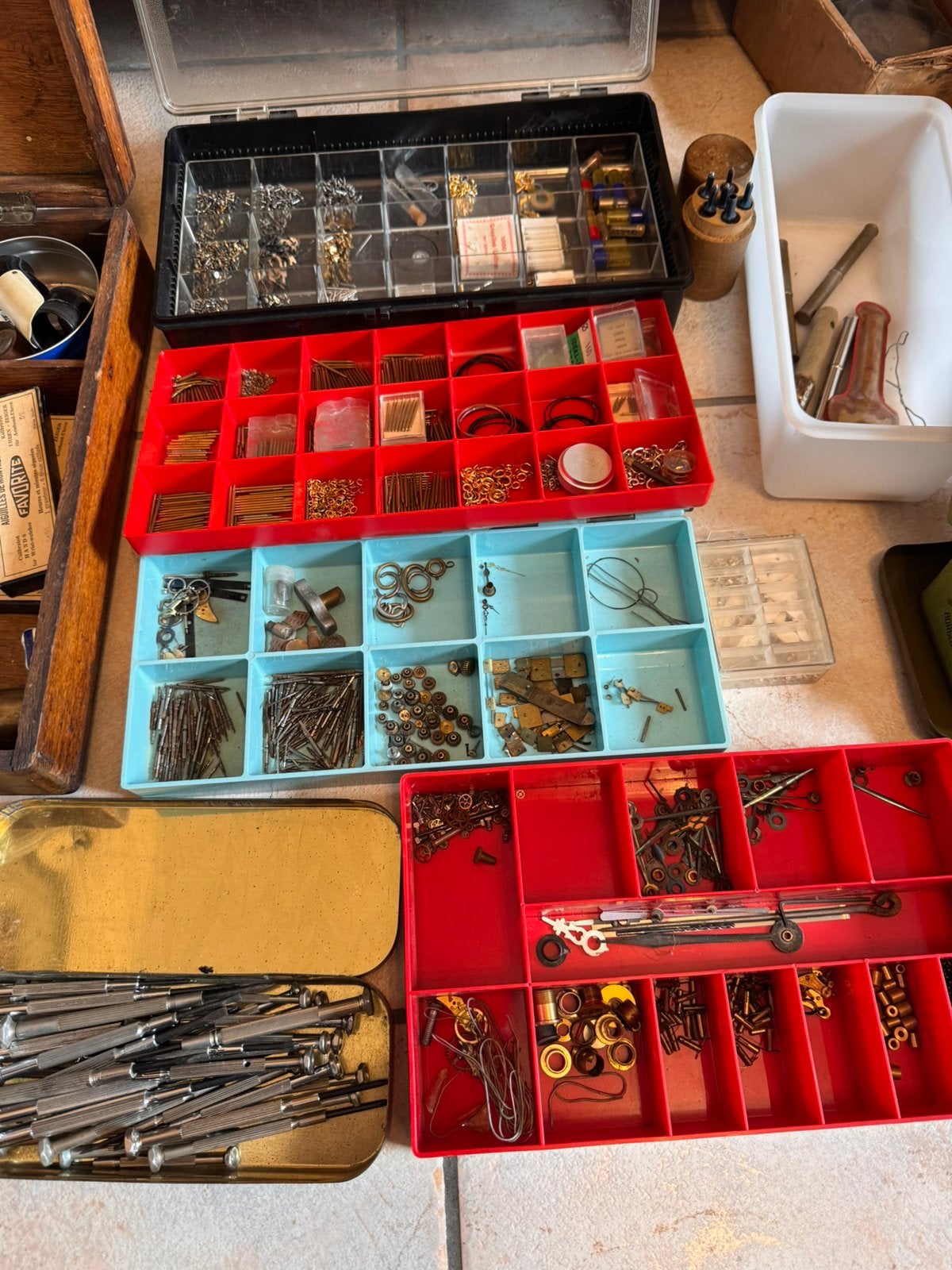 Achterkant van de laden Horlogerie en klok, Ophalen of Verzenden, Gebruikt