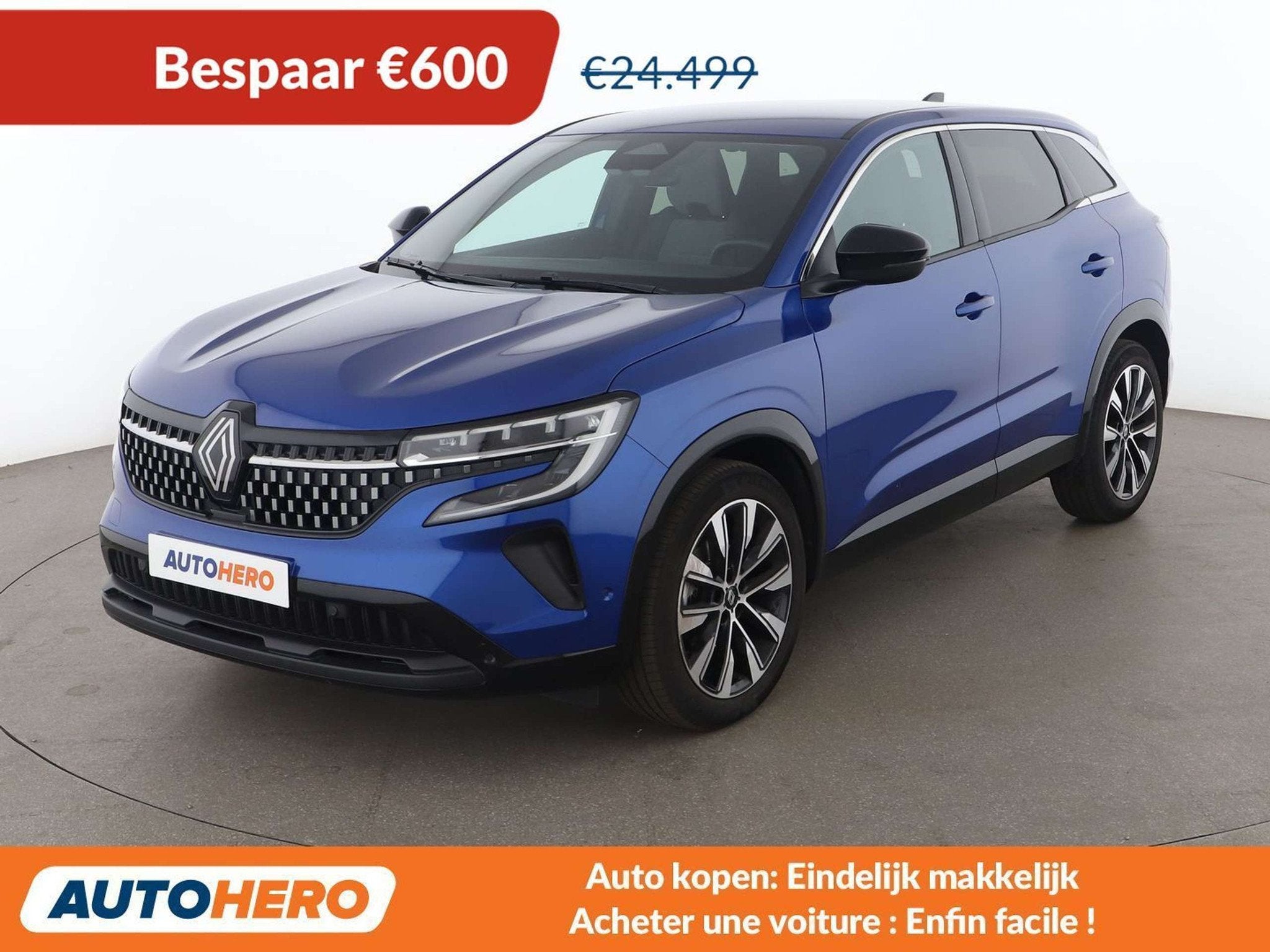 Renault Austral 1.3 TCe Mild-Hybrid Techno (bj 2024), Auto's, Gebruikt, Blauw, Overige brandstoffen, 5 zetels