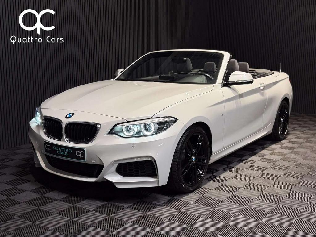 BMW 2 Serie 218 Cabrio - Pack M - Boite auto - HK - Sieges c, Auto's, BMW, 4 zetels, Gebruikt, 136 pk, Alcantara