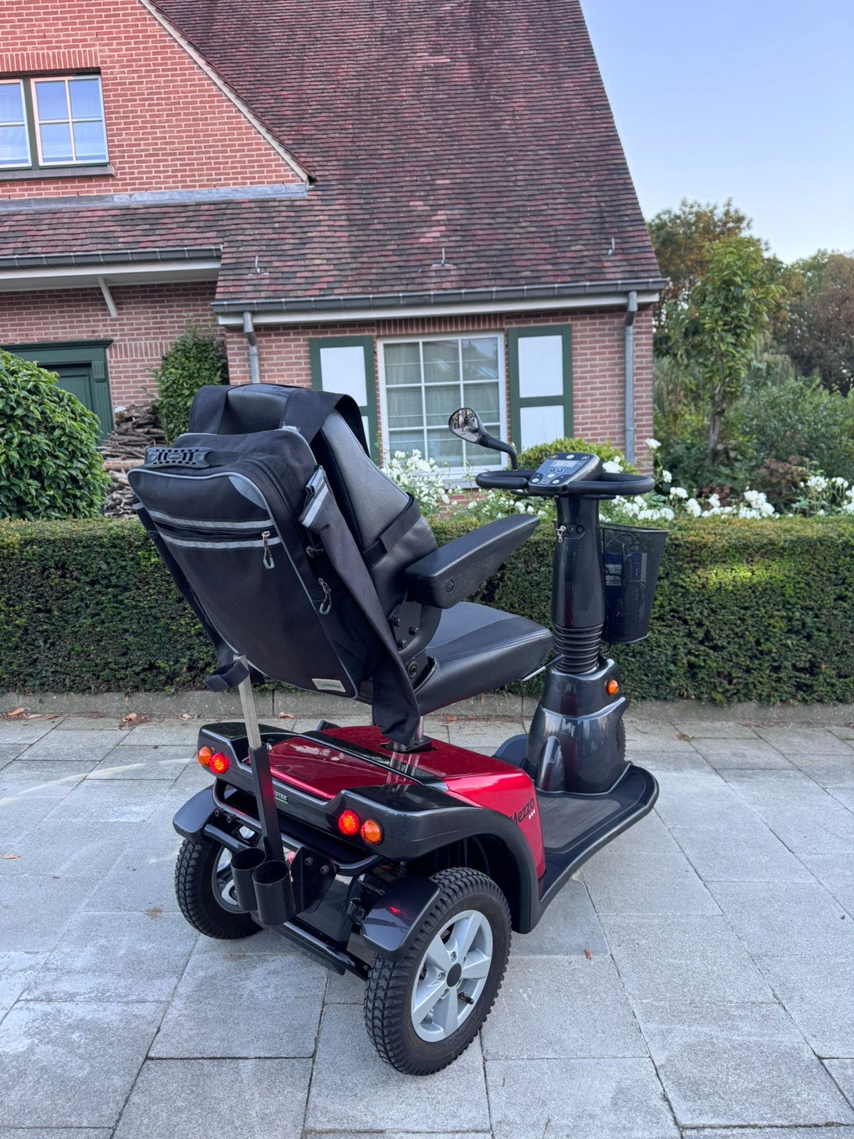Voiturette électrique L & M Mezzo 3 Scootmobiel état neuf, Enlèvement ou Envoi, Pliant, Comme neuf, Fauteuil roulant électrique