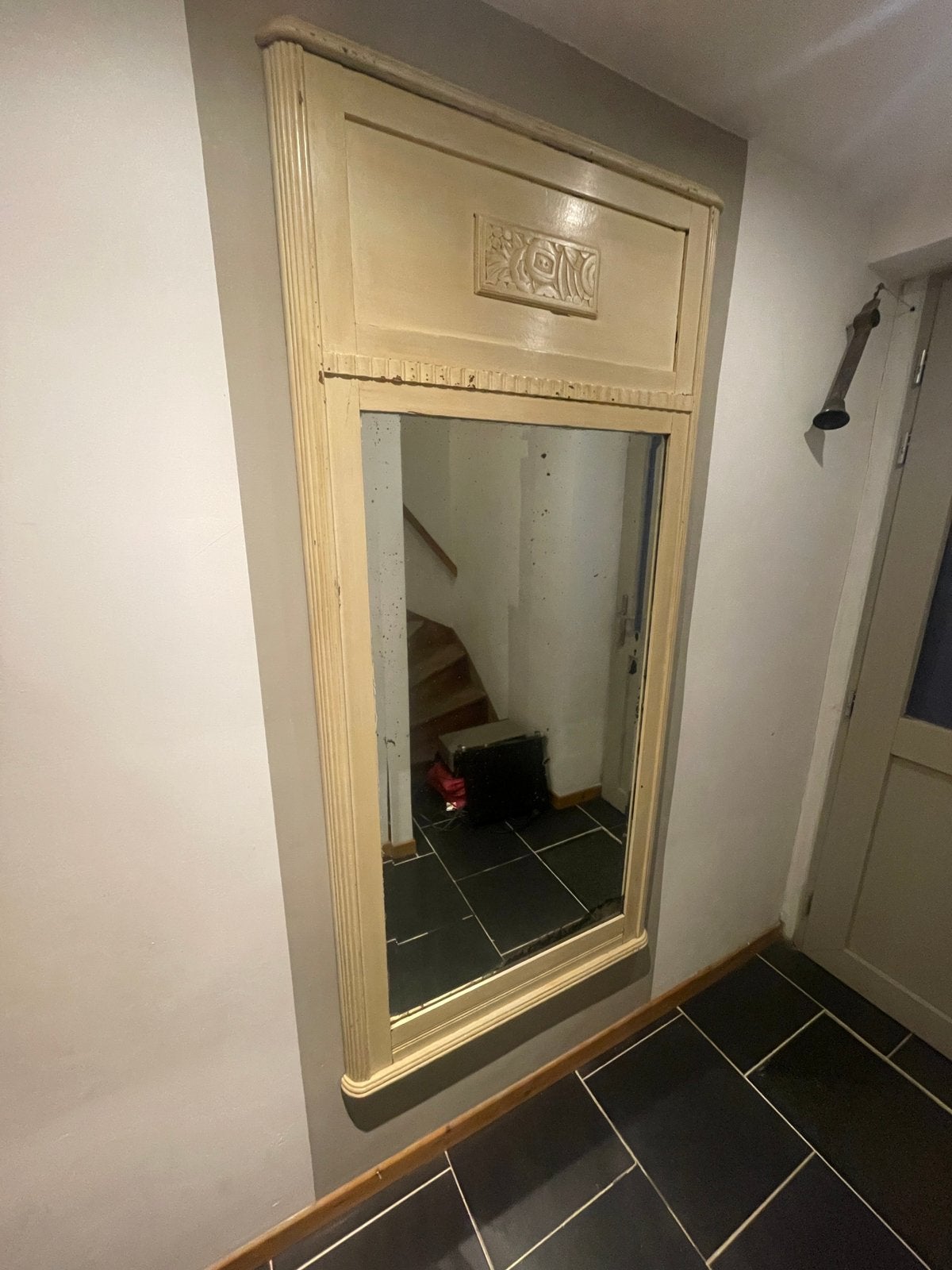 Ancien miroir, Utilisé, Rectangulaire, 75 à 100 cm, 150 à 200 cm
