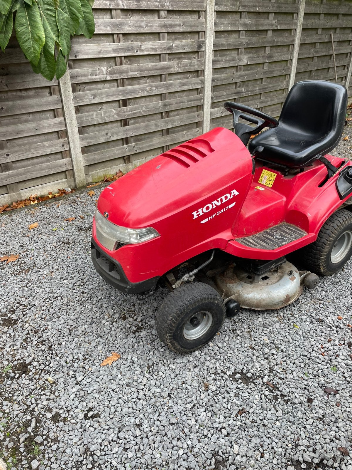 Honda 2417  op angbak is er ook bij, Tuin en Terras, Ophalen, Zo goed als nieuw, Elektrische starter, 90 tot 120 cm