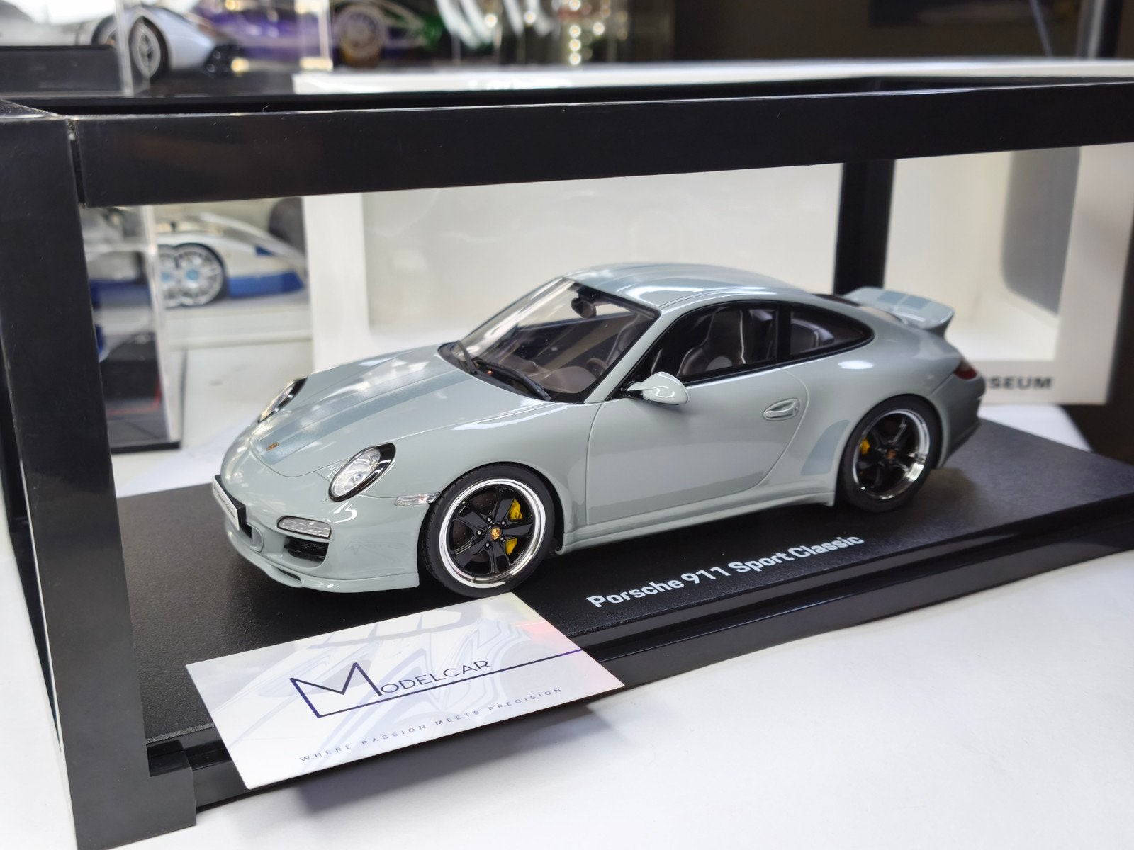 Porsche 911 997 sport classic 1/18 gt spirit, Enlèvement ou Envoi, Comme neuf, Voiture, Autres marques