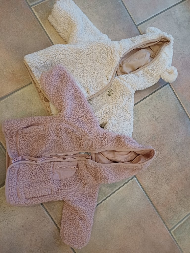 2 Baby jassen maat 62, Kinderen en Baby's, Ophalen, Zo goed als nieuw, Jongetje of Meisje, Jasje