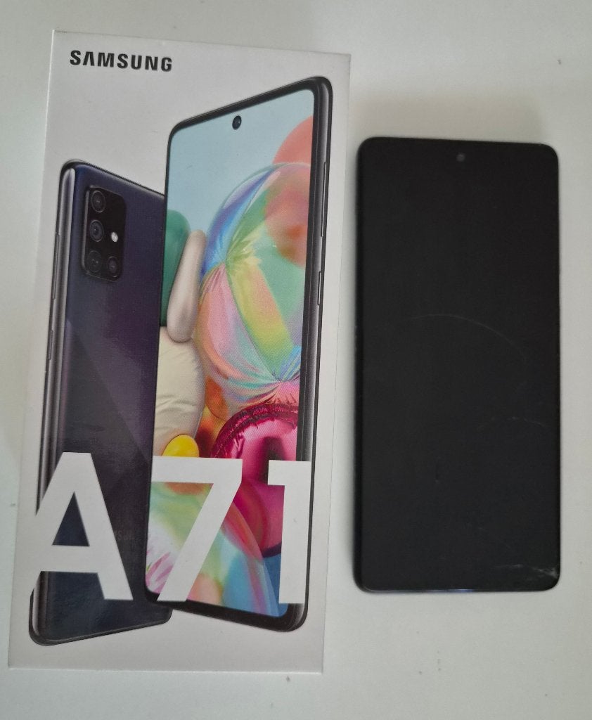 Samsung Galaxy A71, Telecommunicatie, Mobiele telefoons | Samsung, Ophalen, Gebruikt, Zwart, Touchscreen