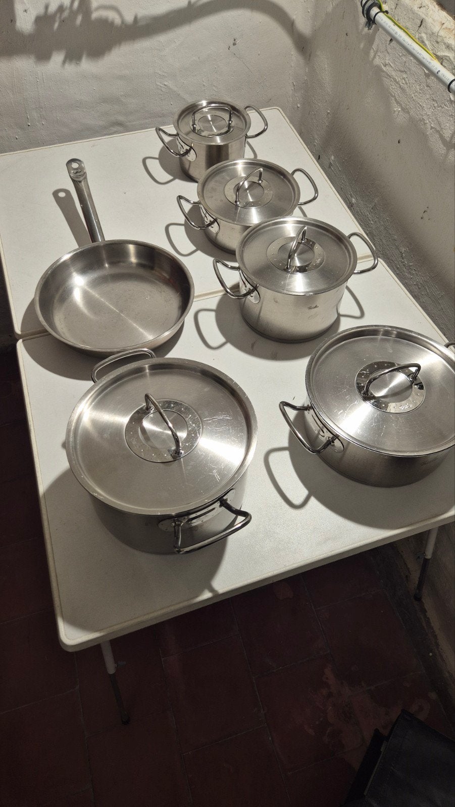 Te koop set fissler original profi, Ophalen