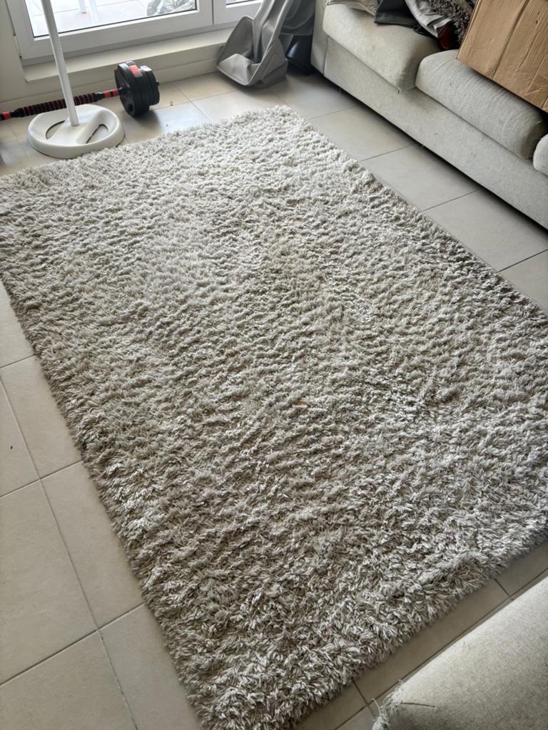 Tapis, Ophalen, Gebruikt, Wit, 150 tot 200 cm