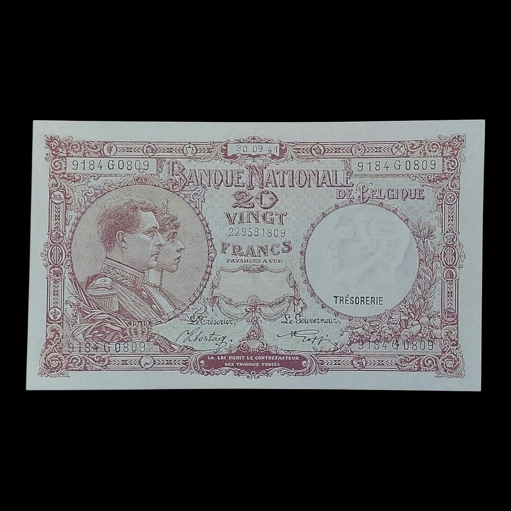 Billet de banque / Belgique / 20 Francs / 30.09.41 / NEUF!!, Enlèvement ou Envoi, Billets en vrac