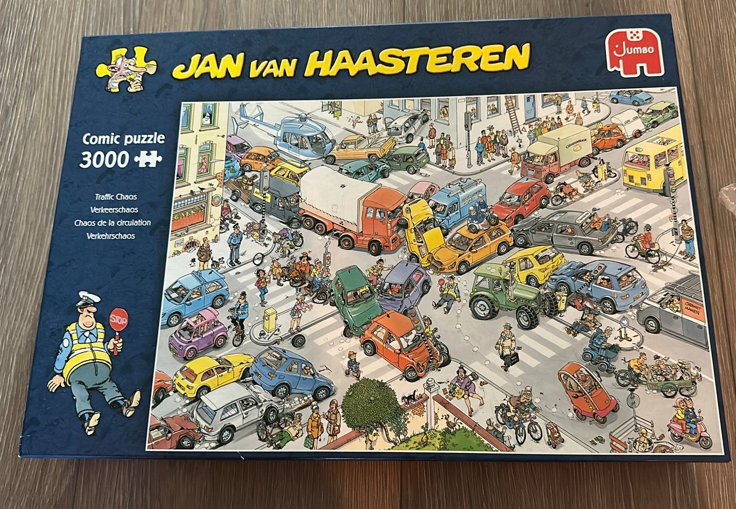 Puzzel ‘Verkeerschaos’, Enlèvement, Plus de 1 500 pièces, Comme neuf, Puzzle