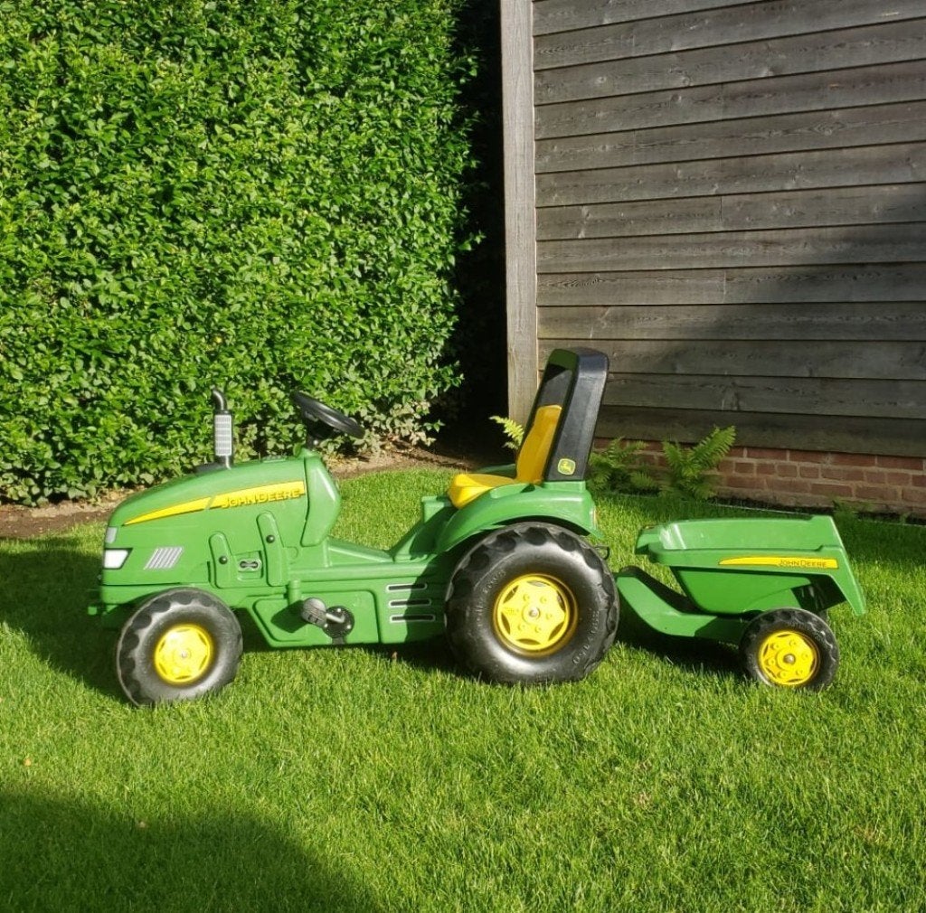 Traptractor, Ophalen, Met kar of aanhanger