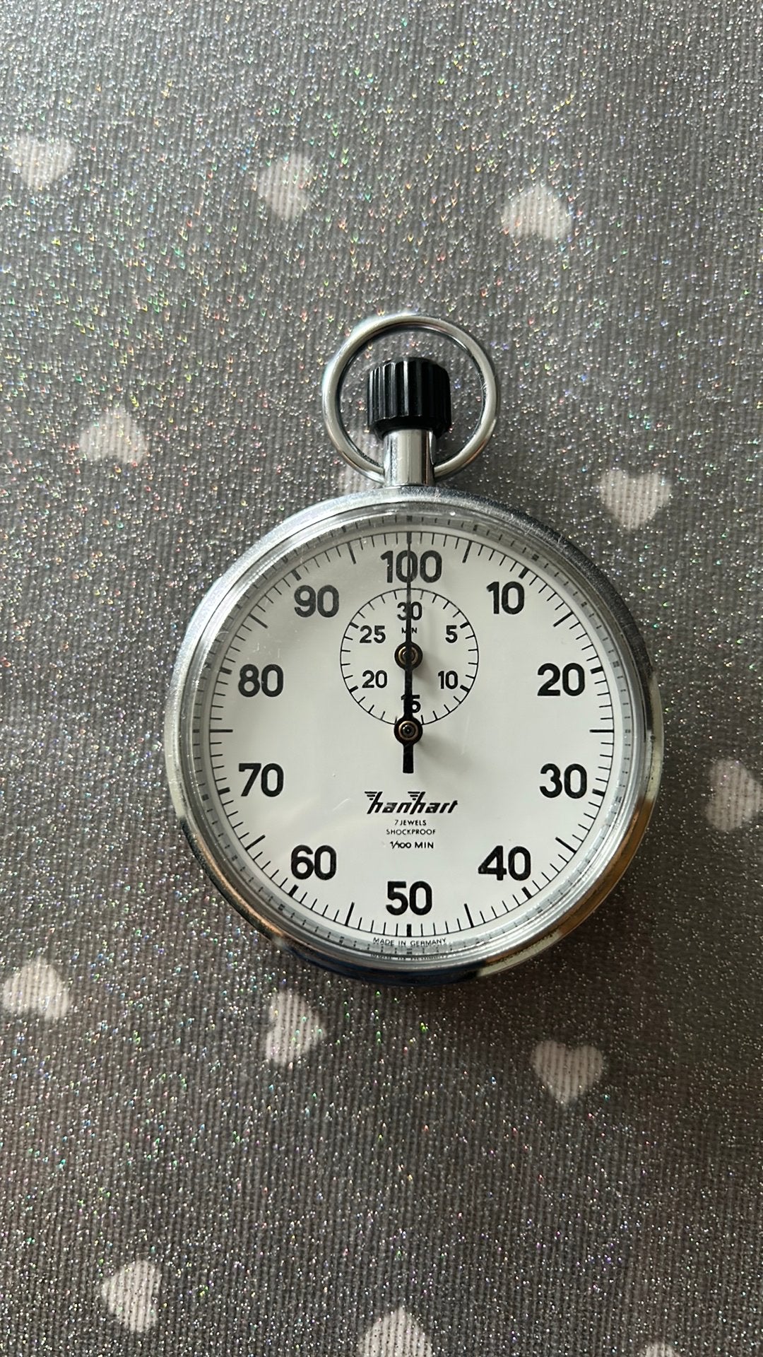 Chrono vintage hanhart, Enlèvement