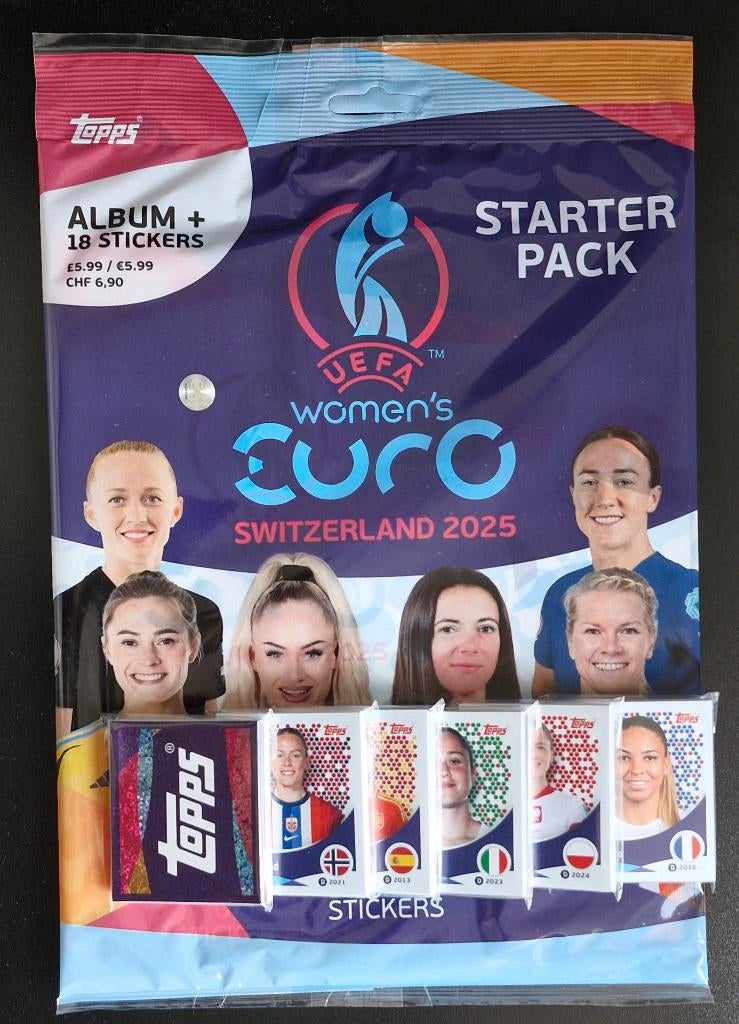 Ensemble complet Topps Euro 2025 pour femmes, Hobby & Loisirs créatifs, Autocollants & Images, Neuf, Plusieurs autocollants, Enlèvement ou Envoi