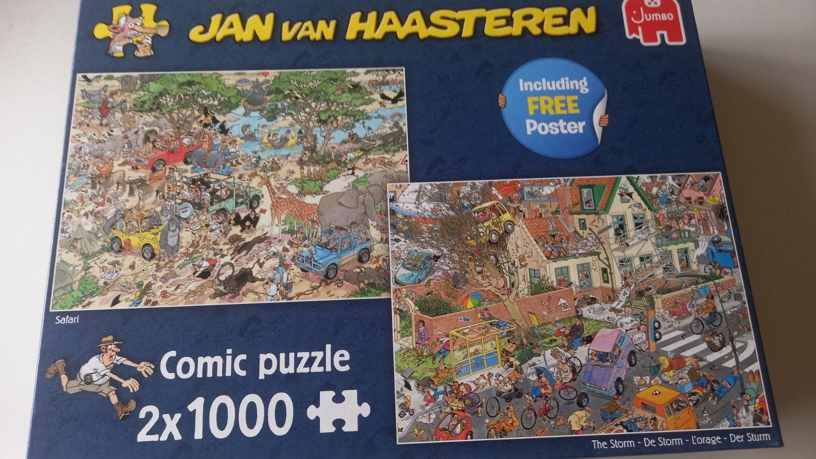 Puzzels jvh 2x 1000st, Ophalen