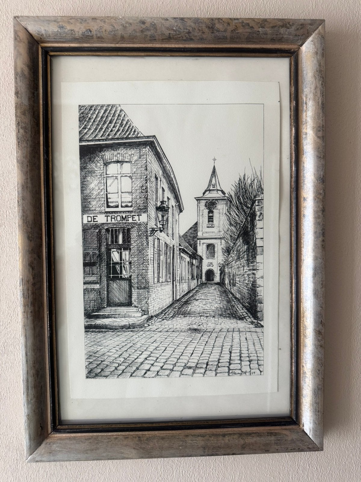 Pentekening, Ophalen, Tekening, Pentekening, Handgemaakt