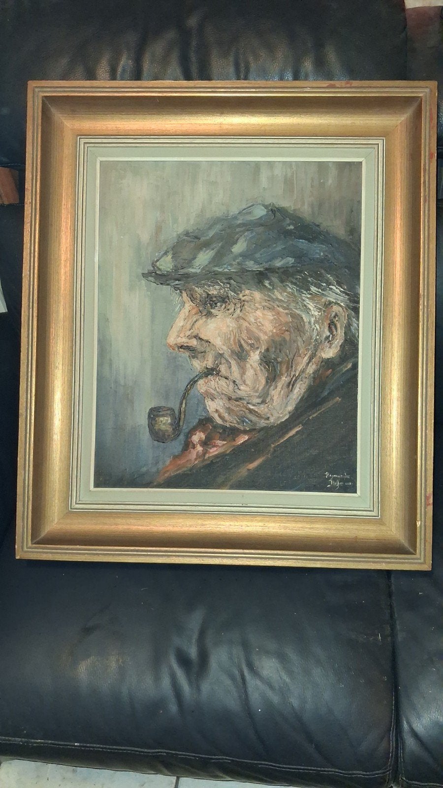 peinture à l'huile originale Raymonda Hofman, Portrait ou Personnes, Enlèvement ou Envoi, Œuvre originale, Peinture à l'huile