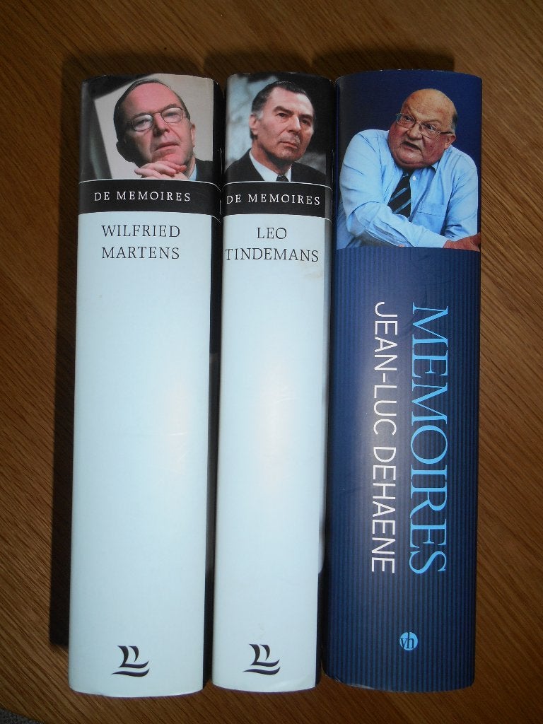 Memoires Jean-Luc Dehaene - Wilfried Martens - Leo Tindemans, Ophalen of Verzenden