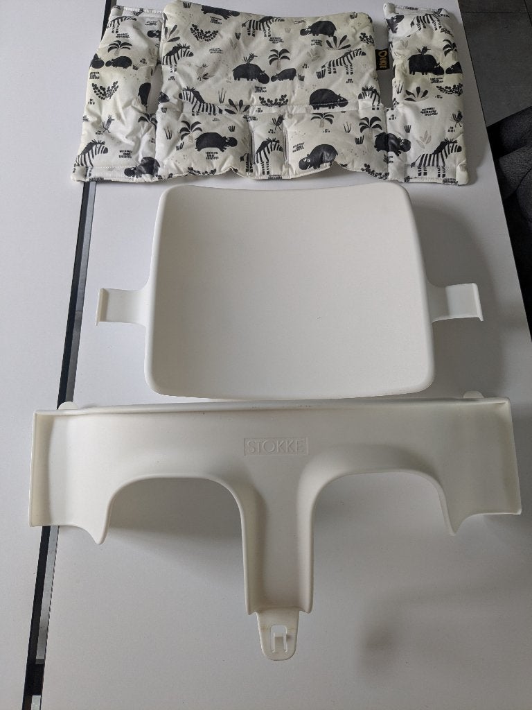 Trip Trap Babyset incl wasbare hoes, Kinderen en Baby's, Ophalen, Gebruikt, Meegroeistoel, Stoelverkleiner