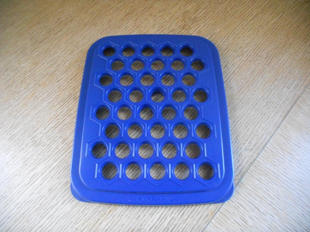Tupperware blauwe mal voor pizza/aperitief/raviolen. xxx, Huis en Inrichting, Keuken | Tupperware, Ophalen of Verzenden, Blauw