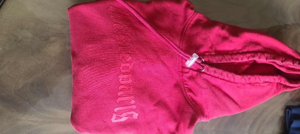 Wastedparis hoodie rood, Rouge, Wastedparis, Enlèvement, Porté