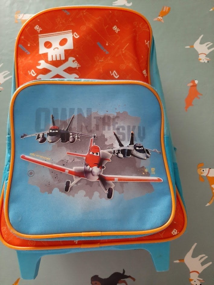 kleuter boekentas trolley, Handtassen en Accessoires, Tassen | Schooltassen, Ophalen, Gebruikt, Overige typen
