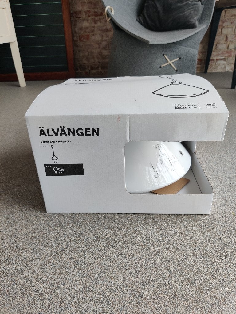 Hanglamp - Älvängen - Ikea - Nieuw, Huis en Inrichting, Industrieel design, Nieuw, Glas, E27 (groot)
