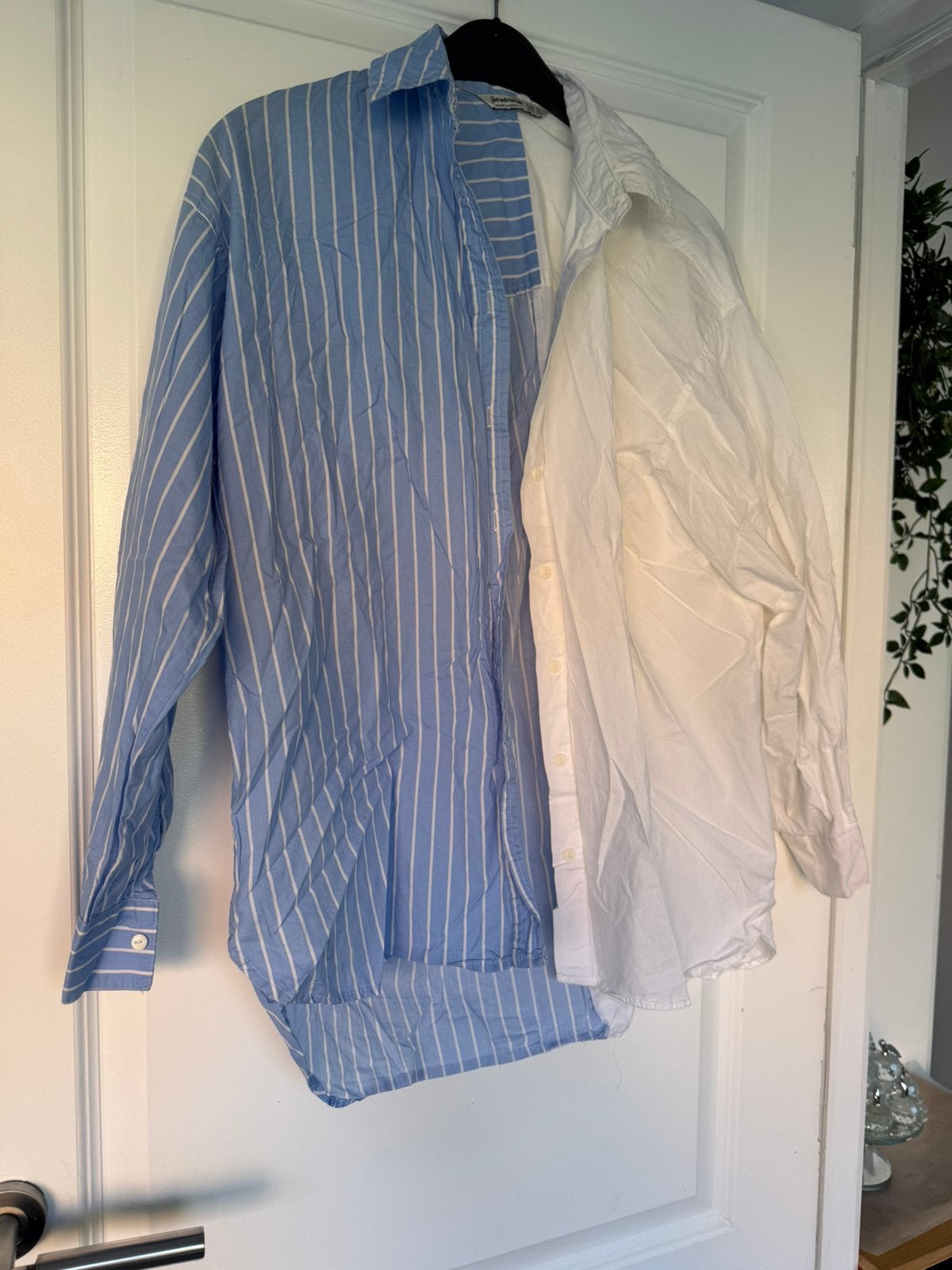 hemd stradivarius, Kleding | Heren, Overhemden, Ophalen of Verzenden, Zo goed als nieuw, Blauw, Halswijdte 38 (S) of kleiner