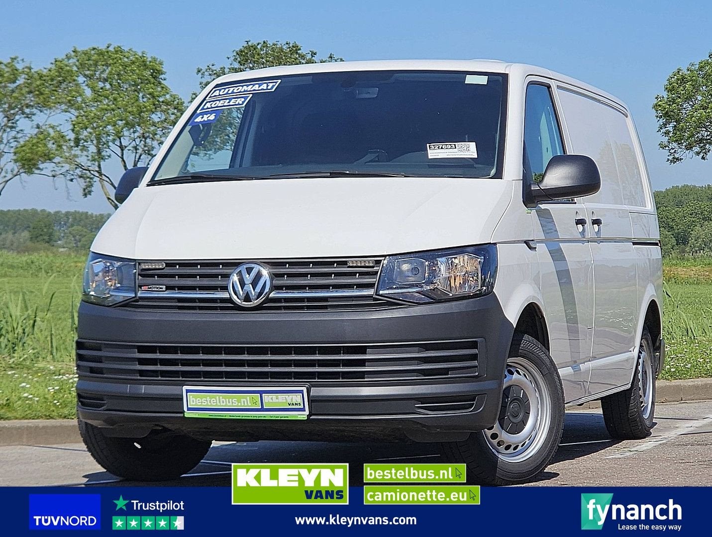 Volkswagen TRANSPORTER 2.0 TDI 4motion koeling EUR6, Auto's, Automaat, Wit, Bedrijf, Diesel