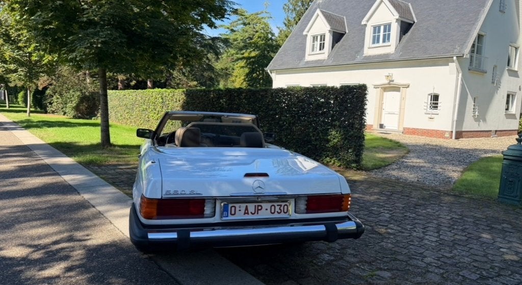 Mercedes-Benz 560 SL avec moteur V8 1988, Cuir, Achat, Beige, Cabriolet