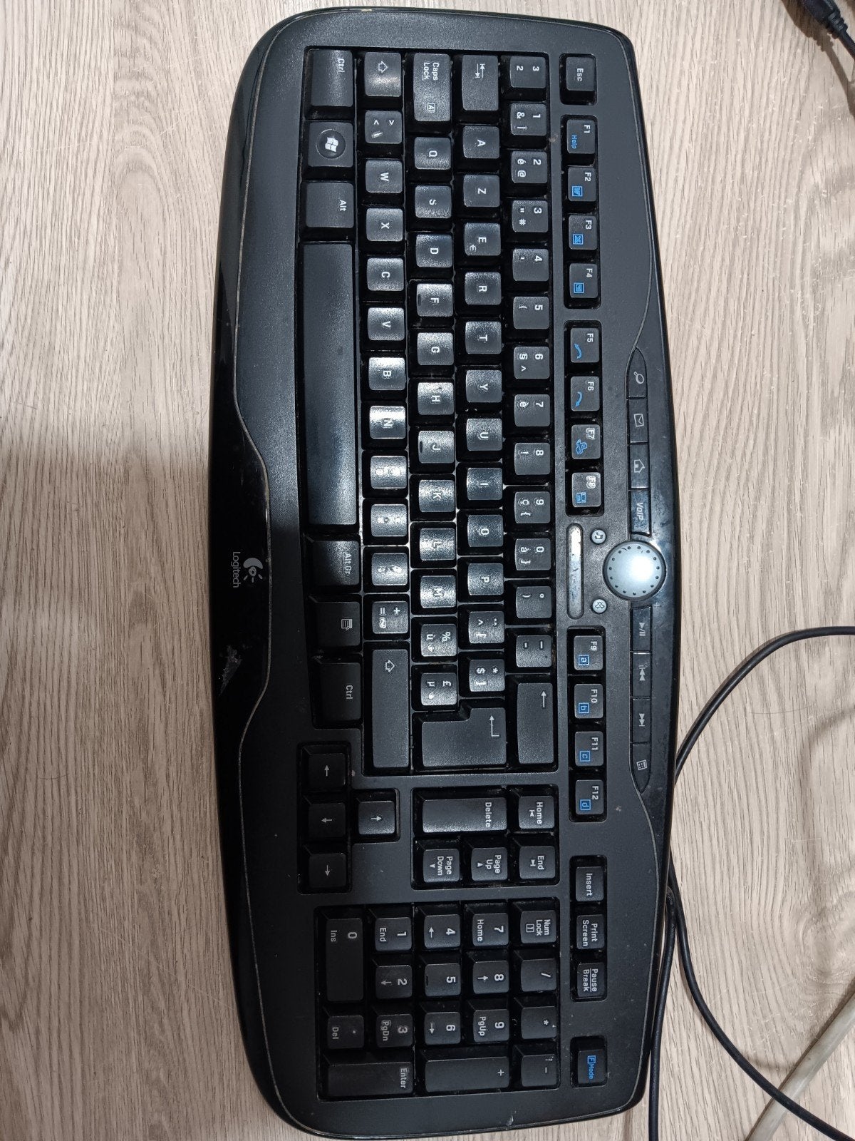 Clavier Logitech AZERTY, Computers en Software, Toetsenborden, Ophalen, Gebruikt, Logitech G, Azerty