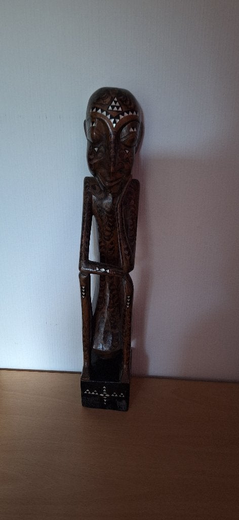 Afrikaans beeld, Antiek en Kunst, Ophalen, Afrika, Hout, Beeld